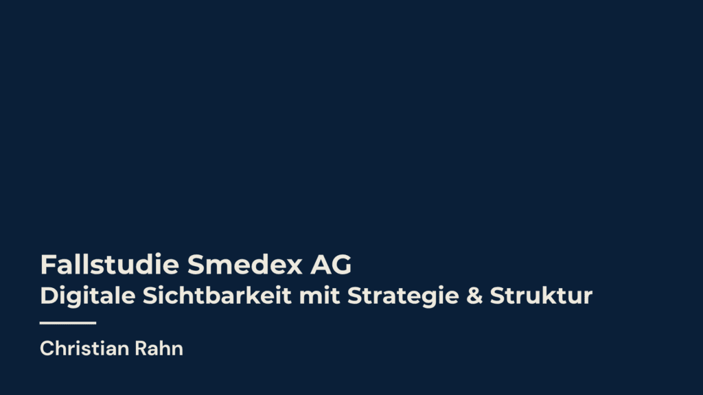 Fallstudie Smedex AG